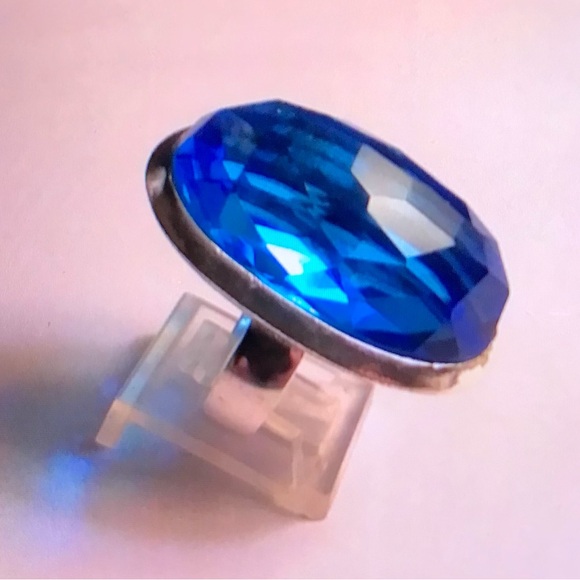 Blue Topaz 925 Sterling Silver Ring